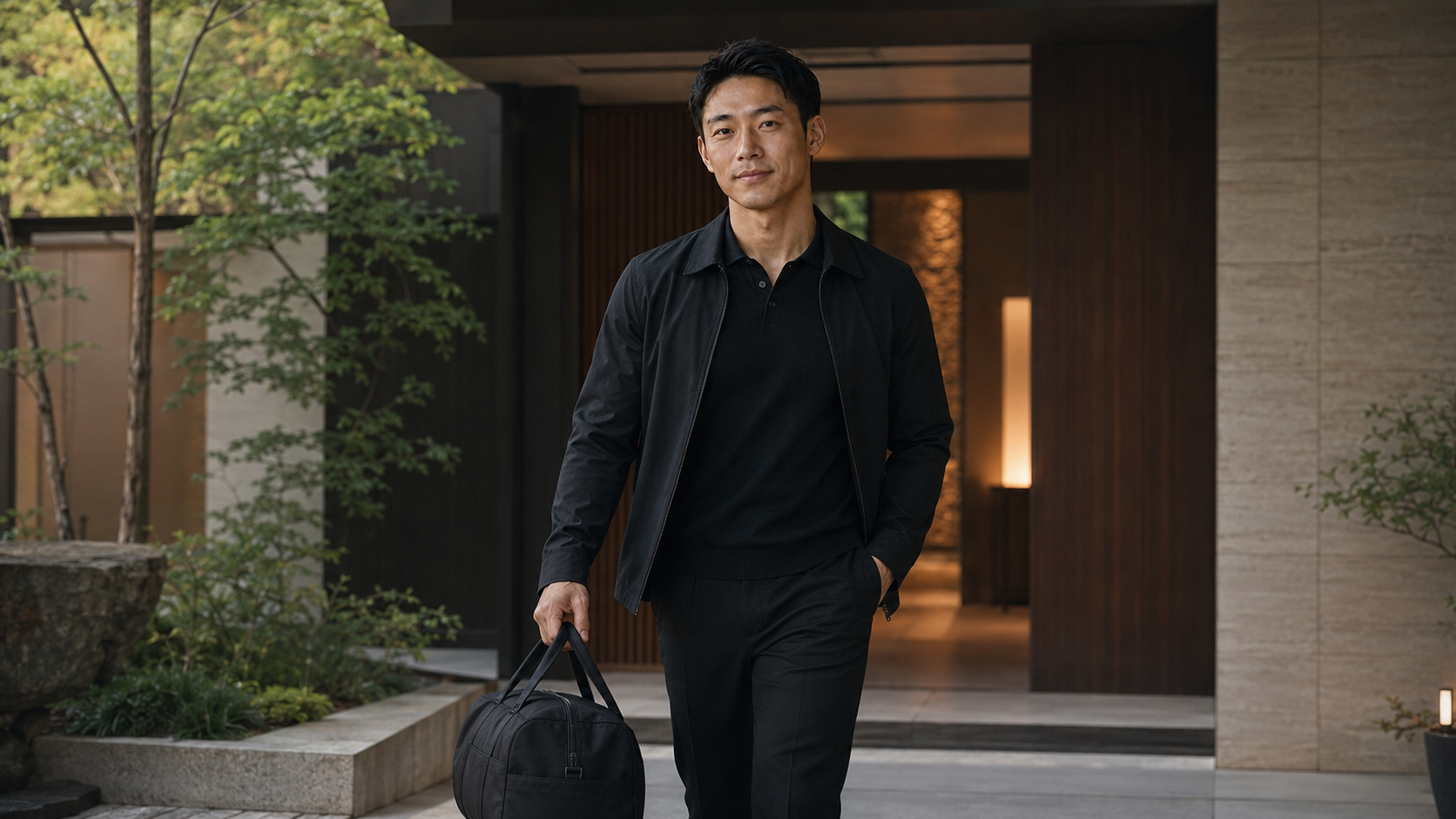 訪問に向かうPRIME5トレーナー